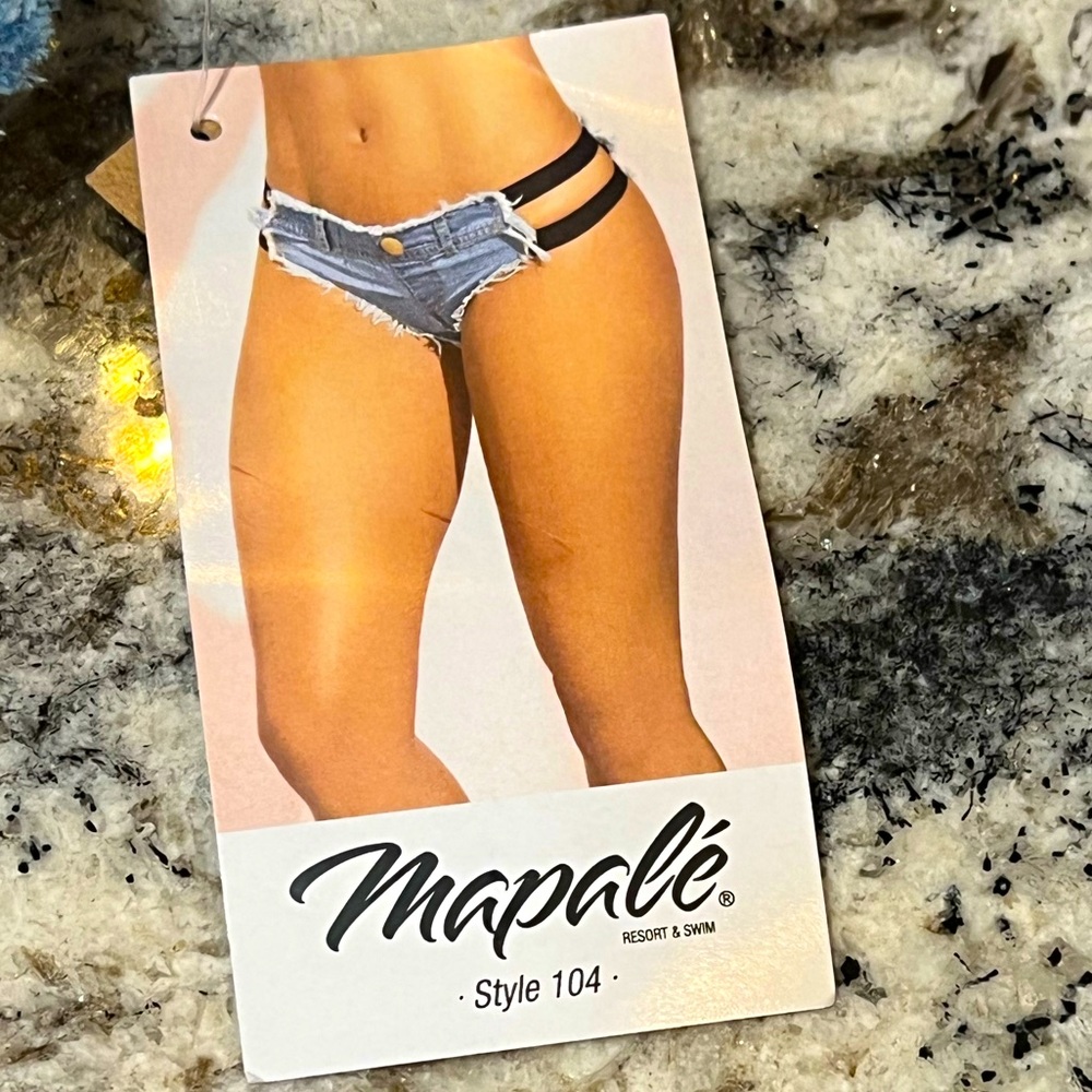 Micro Jean Mini Shorts - Medium - New with Tags